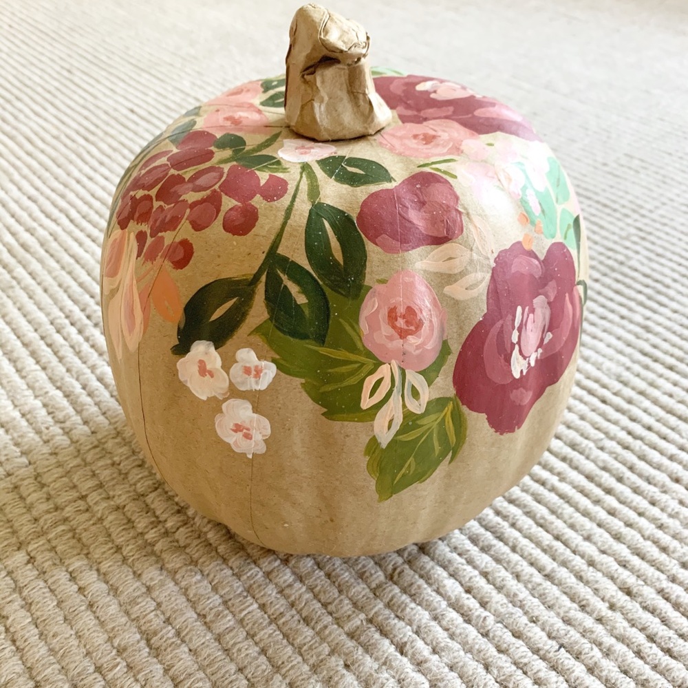 Custom painted pumpkin - Picture 3 of 4